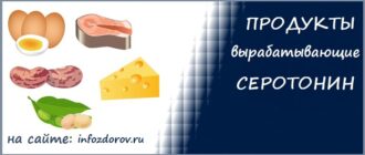 серотонин в продуктах