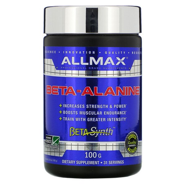 ALLMAX Nutrition, Бета-аланин, 100 г (3,53 унции)